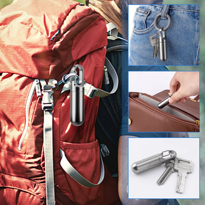 (š„Last Day Promotion - 49% off)2024-Moisture-proof and Waterproof Stainless Steel Sealed Storage Bottle