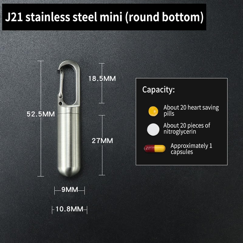 (š„Last Day Promotion - 49% off)2024-Moisture-proof and Waterproof Stainless Steel Sealed Storage Bottle