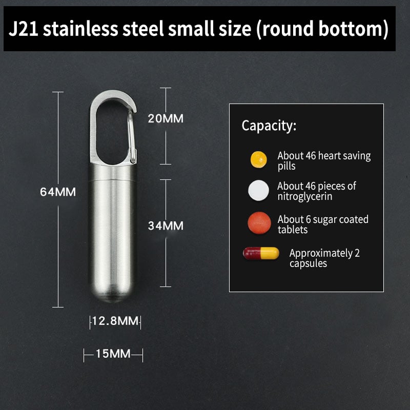 (š„Last Day Promotion - 49% off)2024-Moisture-proof and Waterproof Stainless Steel Sealed Storage Bottle